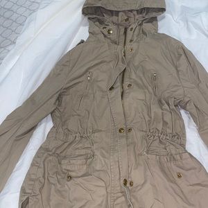 Beige utility jacket